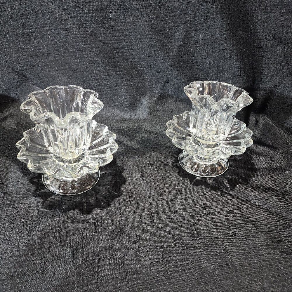 PARTYLITE Chantilly PEG Votive Cup and/or Taper Candle Holders